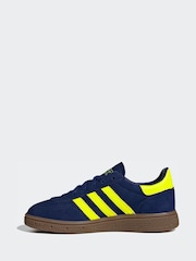 adidas Originals Navy/Yellow Handball Special Kids Trainers - Image 4 of 10