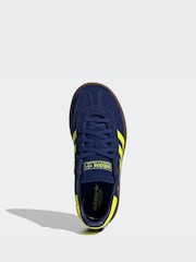 adidas Originals Navy/Yellow Handball Special Kids Trainers - Image 8 of 10