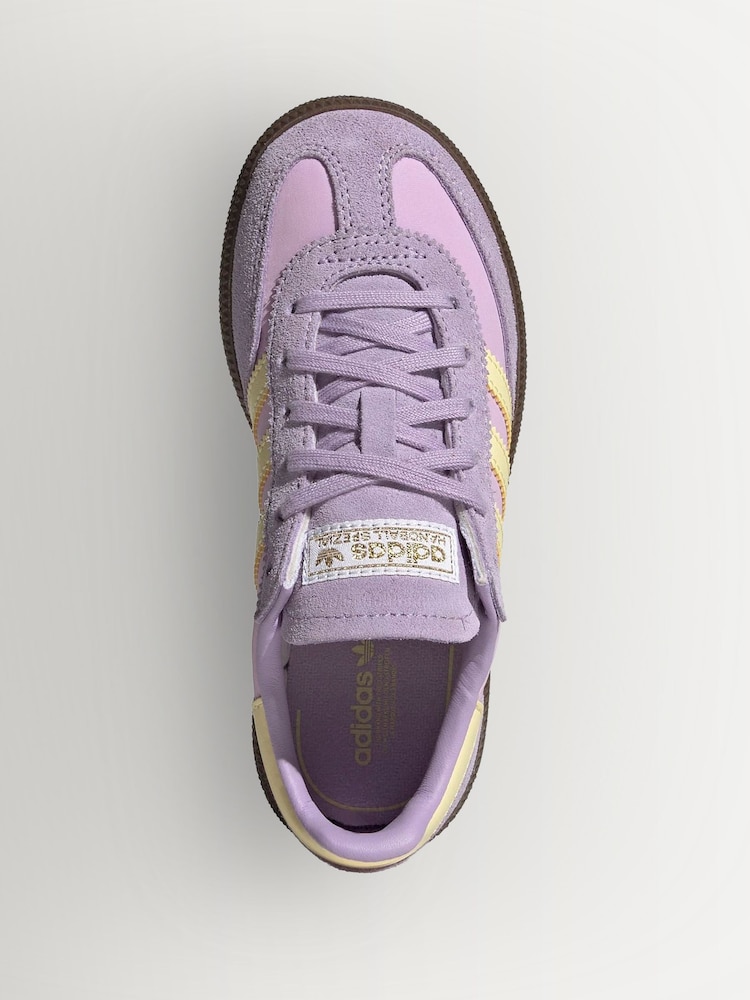 adidas Originals Sneakers 'Handball Spezial' Boy Grey Logo Print Size 32 adidas Originals Sneakers 'Handball Spezial' Boy Grey Logo Print Size 32