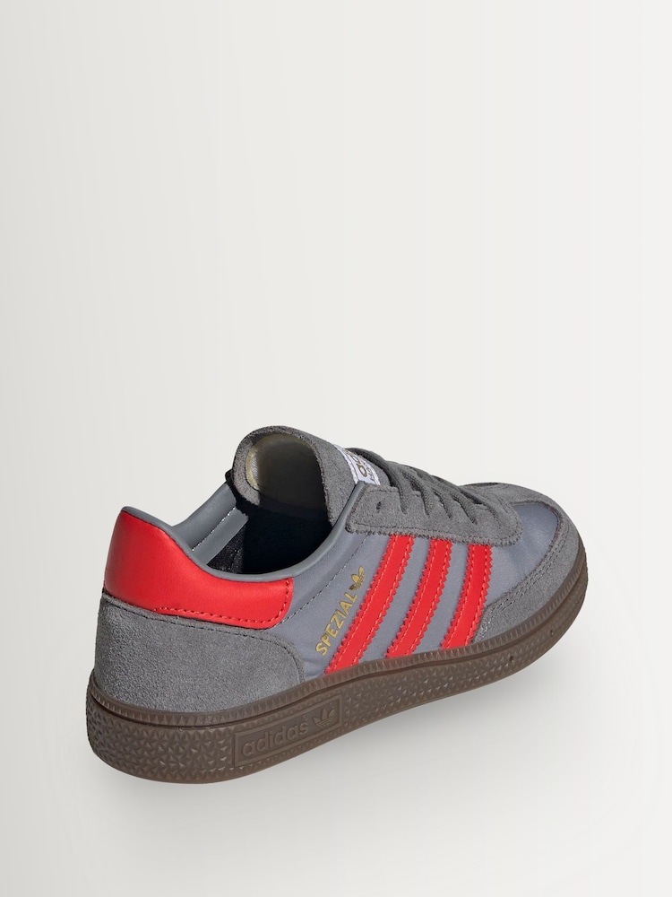 adidas Originals Sneakers 'Handball Spezial' Boy Grey Logo Print Size 32
