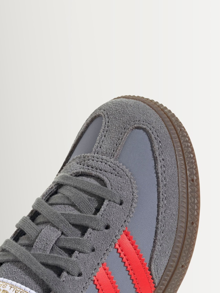 adidas Originals Sneakers 'Handball Spezial' Boy Grey Logo Print Size 32
