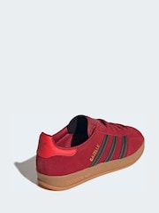 adidas Originals Dark Red Gazelle Indoor Junior Trainers - Image 4 of 10