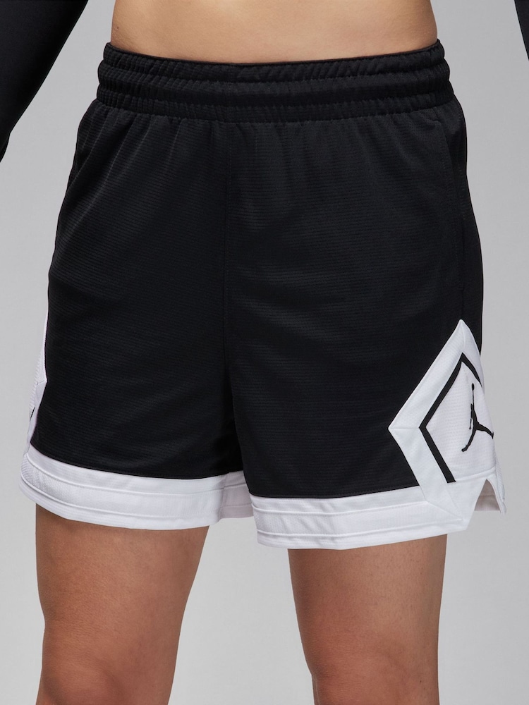 Jordan Black Sport 4" Diamond Trainers Shorts - Image 2 of 5