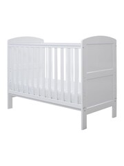 Ickle Bubba White Coleby Mini Cot Bed and Fibre Mattress - Image 2 of 6