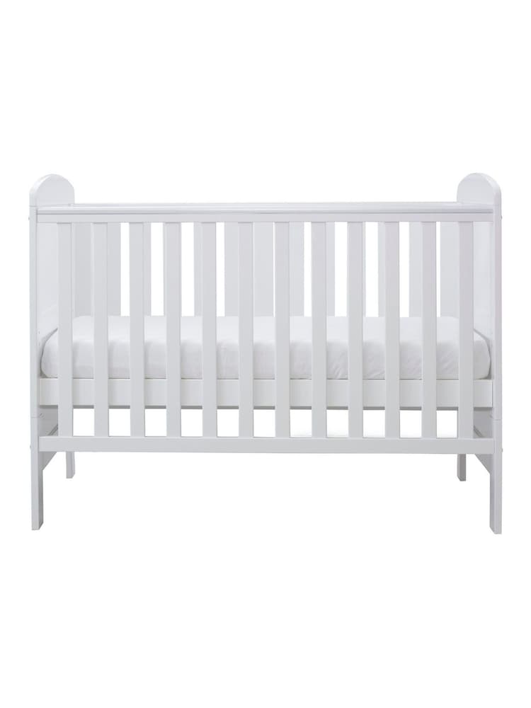 Ickle Bubba White Coleby Mini Cot Bed and Fibre Mattress - Image 6 of 6