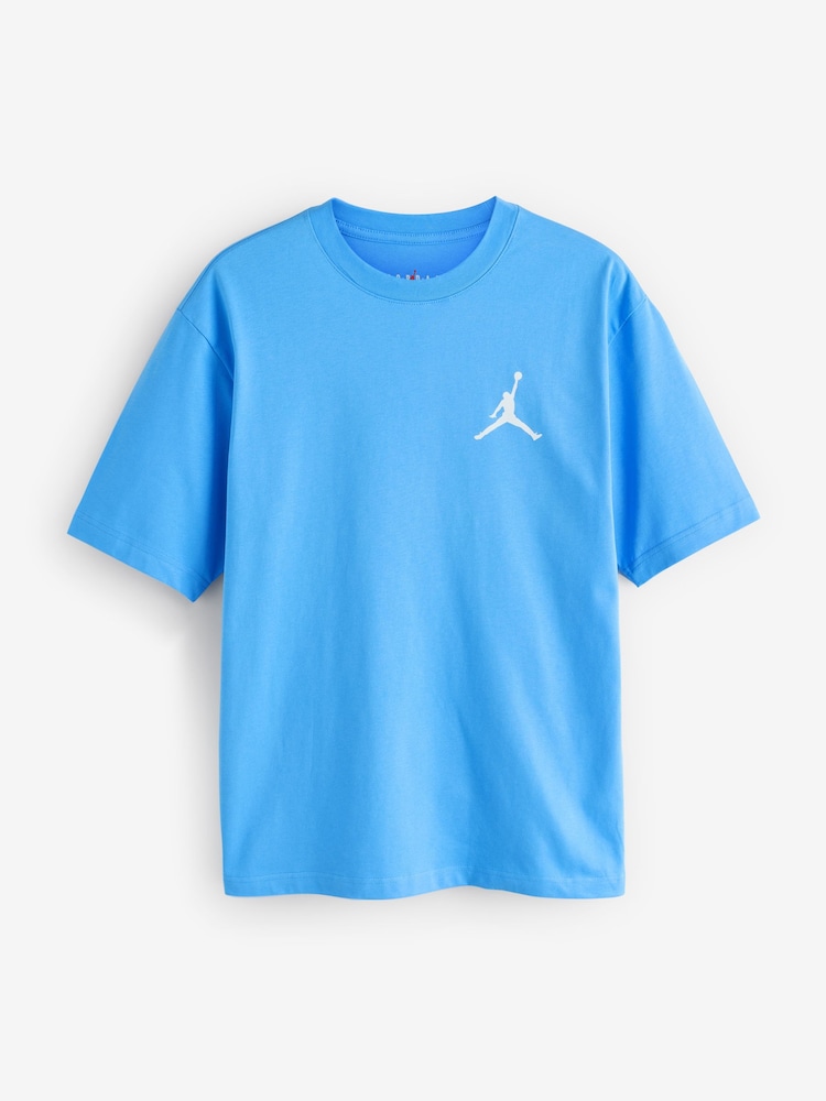 Jordan University Blue Jumpman Small Logo T-Shirt - Image 1 of 1