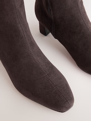 Marron chocolat - Bottes chaussettes Forever Comfort® cisel avec bout au genou - Image 9 de 9
