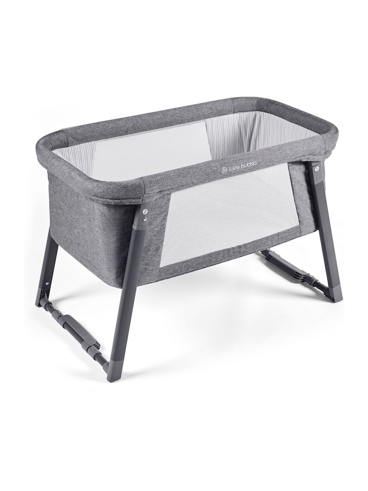 Ickle Bubba Grey Mini Rocker Crib - Image 2 of 6