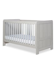 Ickle Bubba Grey Pembrey Cot Bed and Premium Sprung Mattress - Image 2 of 6