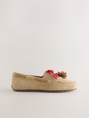 Sand - Forever Comfort® Leather Boat Driver Flats - Bild 2 von 11