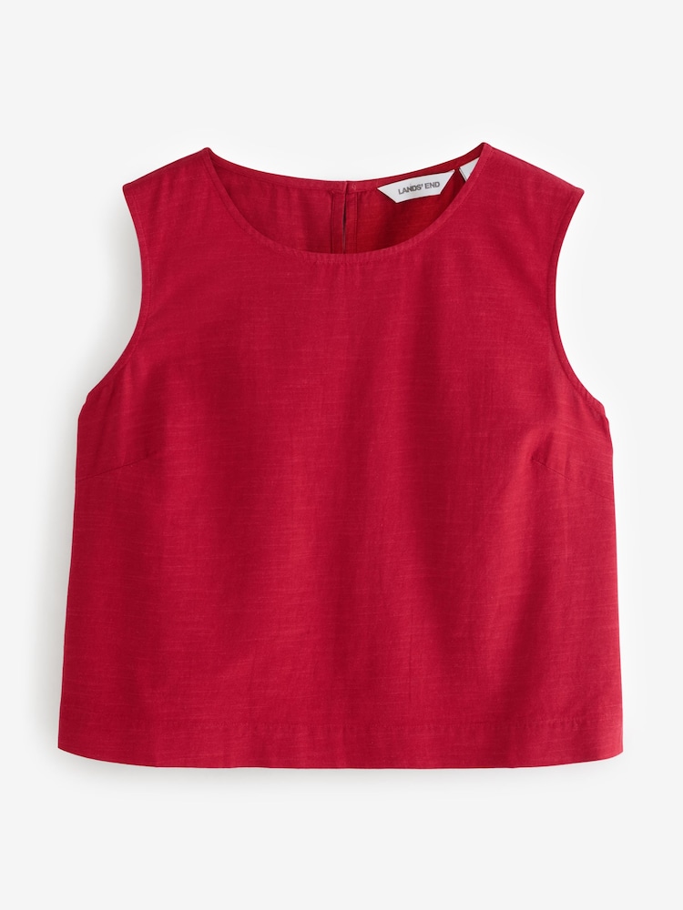 Lands' End Red Sleeveless Co Ord Tank - Image 1 of 1