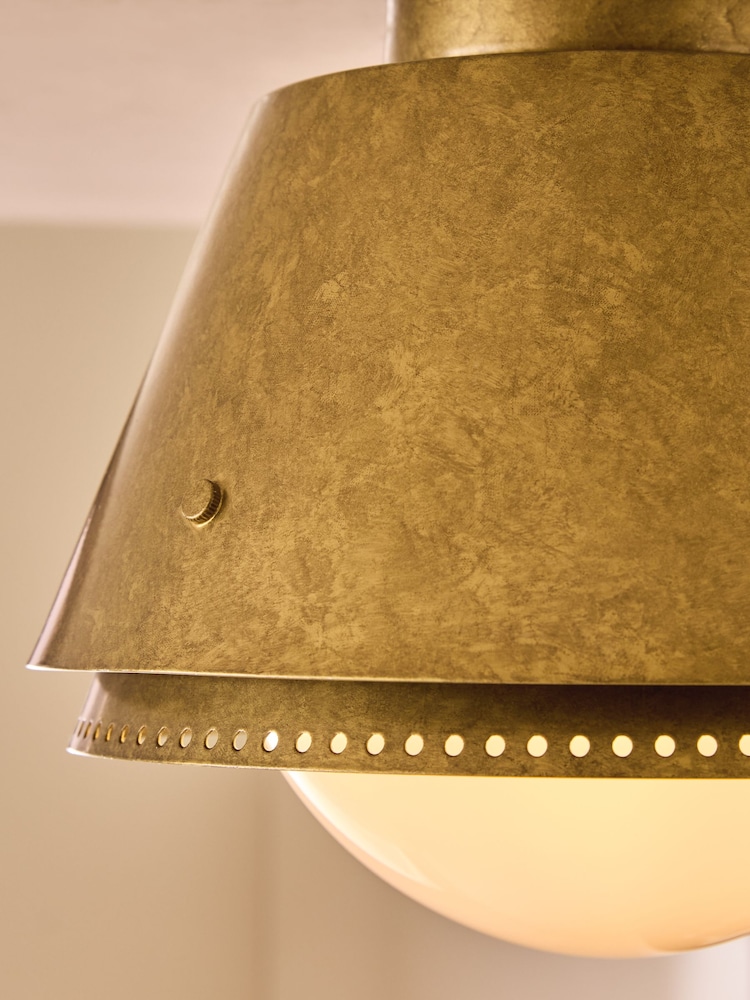 MADE.COM Brass Ralfe Bathroom Flush Fitting Ceiling Light - Image 2 of 5 MADE.COM Brass Ralfe Bathroom Flush Fitting Ceiling Light - Image 2 of 5