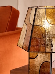 MADE.COM Amber Orange Delmar Table Lamp - Image 2 of 5