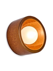 MADE.COM Brown Mavi Ceramic Wall Light - Image 4 of 5