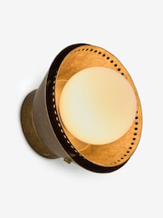 MADE.COM Brass Ralfe Bathroom Wall Light - Image 1 of 2