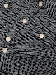 Reiss Navy Bree Linen-Cotton Woven Trucker Jacket - Image 7 of 7