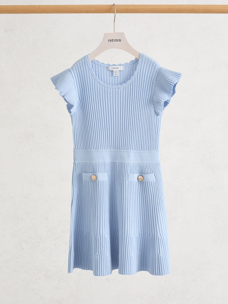 Reiss Pale Blue Miriam Dress - Image 1 of 4