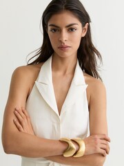 Reiss Ivory Cream Taya Jumpsuit - Image 5 of 7