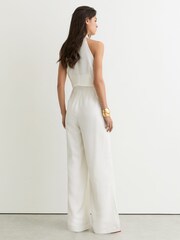 Reiss Ivory Cream Taya Jumpsuit - Image 6 of 7