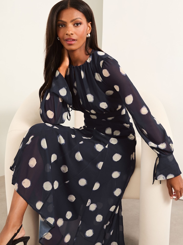 Buy Lipsy Navy Blue Long Sleeve Underbust Fit And Flare Midi Dress from the Next UK online shop Buy Lipsy Navy Blue Long Sleeve Underbust Fit And Flare Midi Dress from the Next UK online shop
