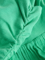 Grün gewaschen - Bandeau Jersey/ Woven Mix Playsuit - Bild 6 von 7