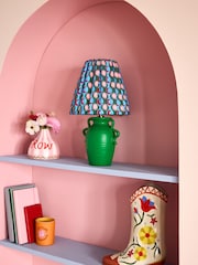 Eleanor Bowmer Green Moon Wave Rechargeable Table Lamp - Image 2 of 6