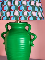 Eleanor Bowmer Green Moon Wave Rechargeable Table Lamp - Image 3 of 6