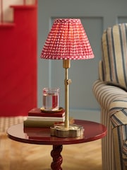 Cath Kidston Red/White Gingham Rechargeable Table Lamp - Image 1 of 4