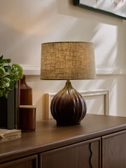 Nina Campbell Purple Fig Table Lamp - Image 1 of 6