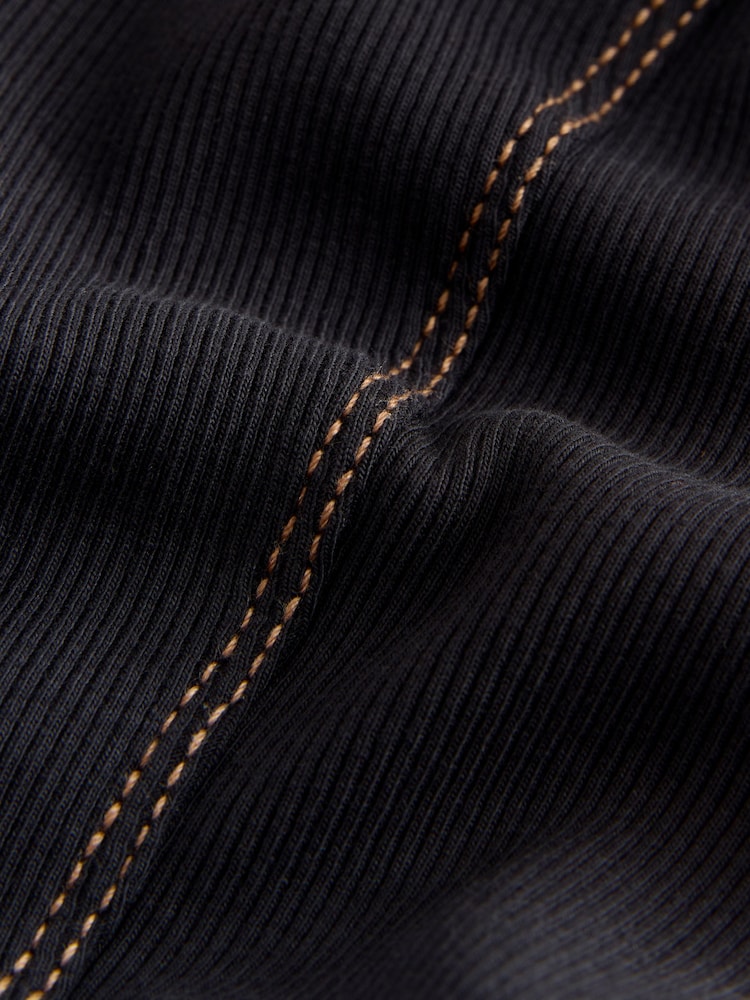 Black 2 in 1 Woven Mix Belted Midi Dress - Image 8 of 8 Black 2 in 1 Woven Mix Belted Midi Dress - Image 8 of 8