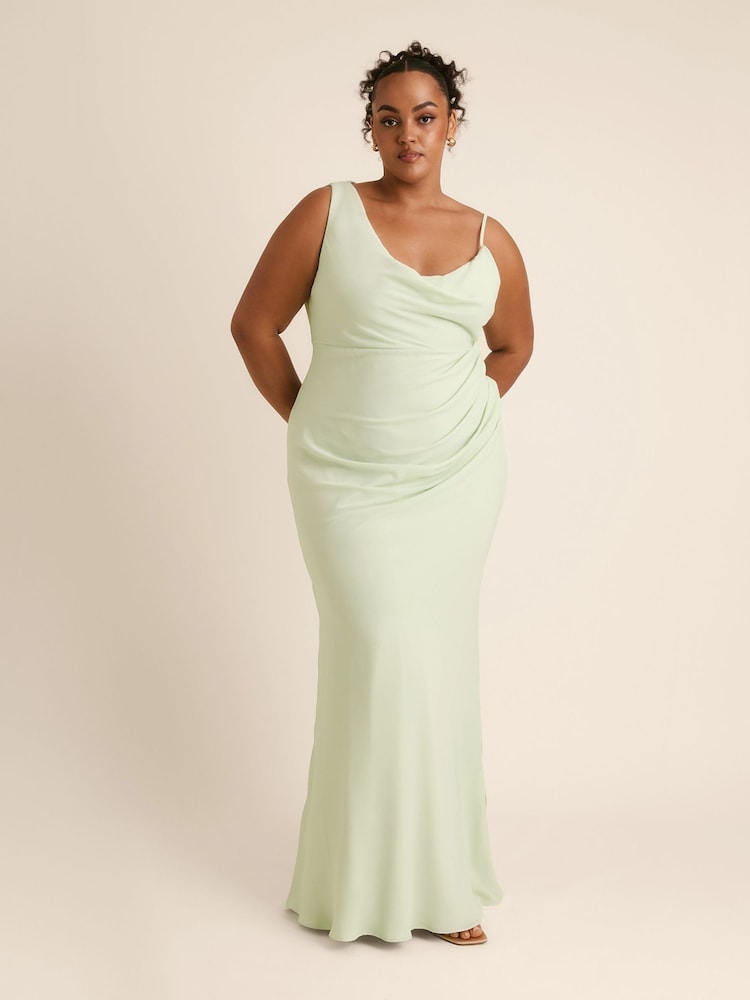 crepe bridesmaid dresses uk Sadie Crepe Maxi Bridesmaid Dress