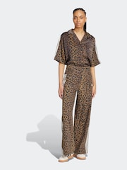 adidas Originals Orange Denim Loose Joggers - Image 3 of 6