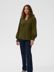 CULTURE Green CUrhaena Blouse - Image 2 of 6