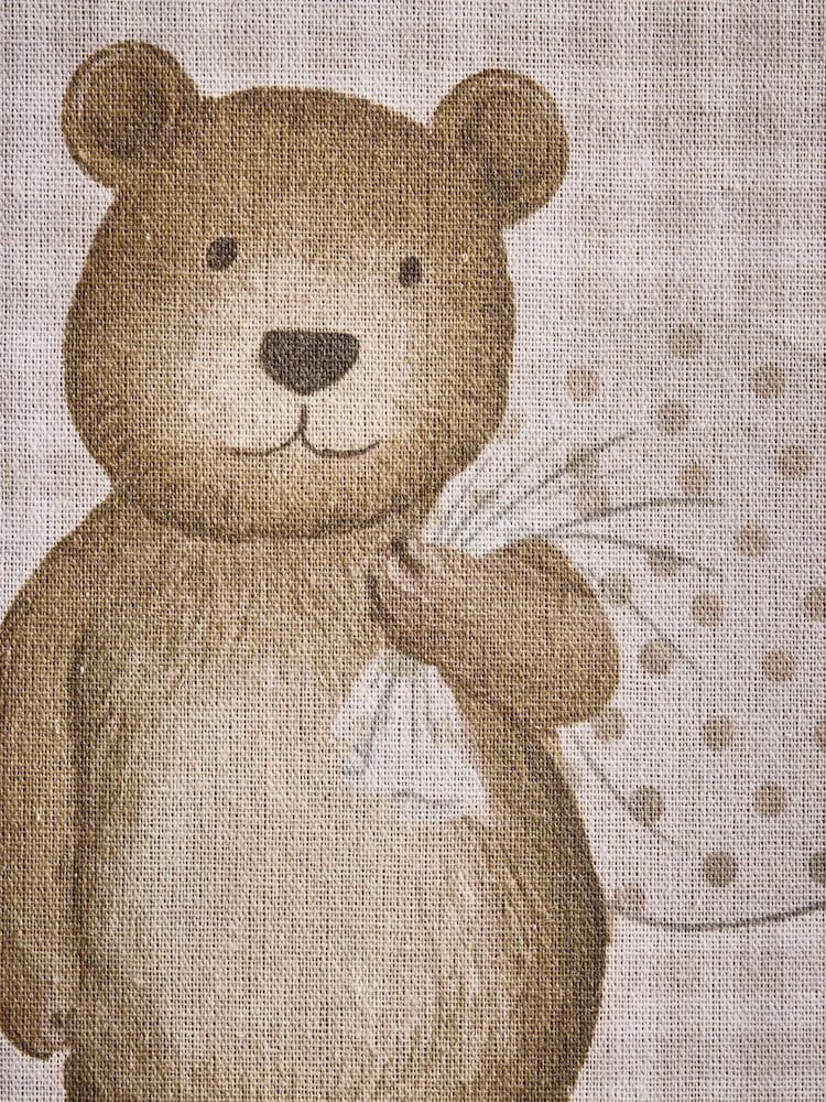 Natural Bertie Bear Laundry Hamper - Image 2 of 3 Natural Bertie Bear Laundry Hamper - Image 2 of 3