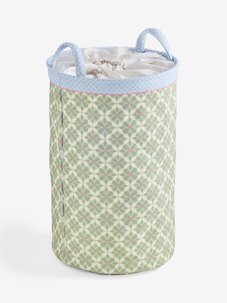 Green Tile Laundry Bag - Image 1 of 1 Green Tile Laundry Bag - Image 1 of 1