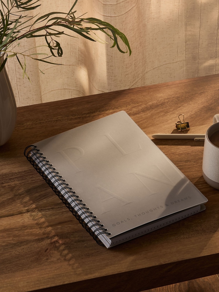 Grey Chunky A4 Undated Daily Planner Notebook - Image 2 of 7
