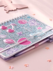 Pink/Purple Pop Icons B5 Lined Notebook and Pen - Image 3 of 5
