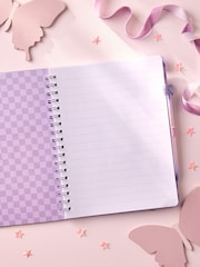 Pink/Purple Pop Icons B5 Lined Notebook and Pen - Image 4 of 5