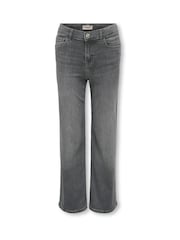 ONLY KIDS Grey Madison Wide Leg Jeans - Image 1 of 3