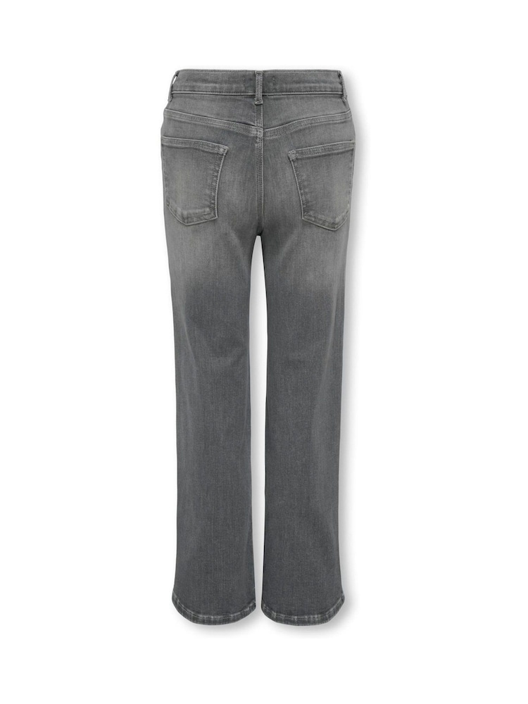 ONLY KIDS Grey Madison Wide Leg Jeans - Image 2 of 3