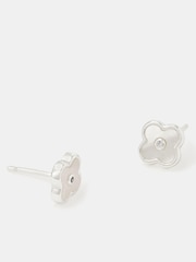 Accessorize Mother of Pearl Clover Stud Earrings - Bild 1 von 2