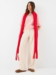 Accessorize Red Supersoft Two Tone Scarf - Image 2 of 3