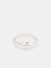 Accessorize 925 Sterling Silver Molten Ring - Image 1 of 2
