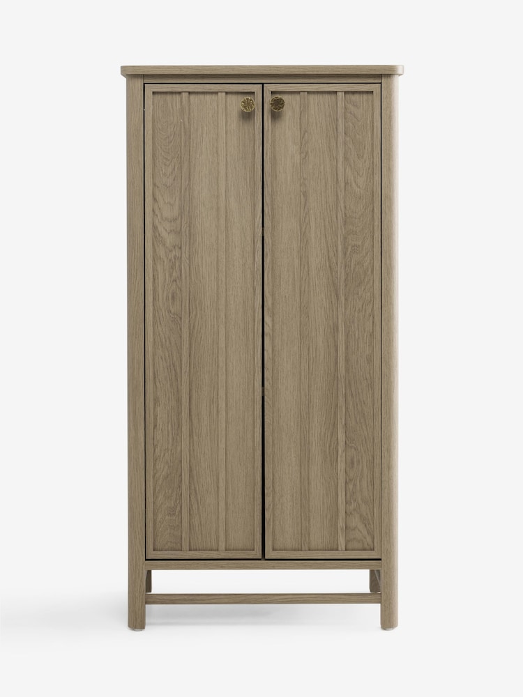Mid Natural Delamere Storage Console Unit - Image 1 of 4