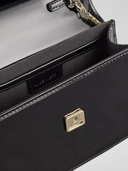 LK Bennett Black Annabelle Black Patent Crossbody Bag - Image 3 of 3