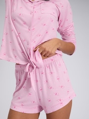 Boux Avenue Christmas Candy Cane Modal Short Pyjama Set - Image 3 of 5