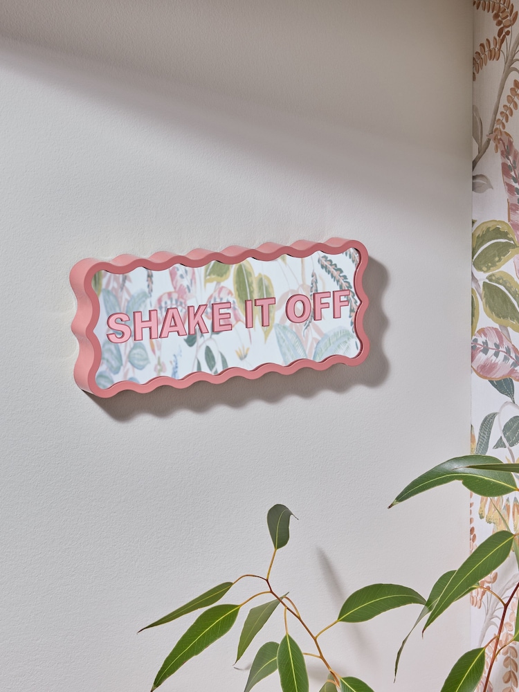 Gold Shake It Off Bathroom Sign Ornament - Image 2 of 3