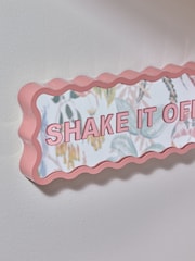 Gold Shake It Off Bathroom Sign Ornament - Image 3 of 3
