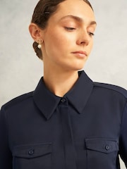 Hobbs Blue Evianna Shirt - Image 3 of 4