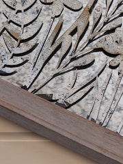 Voyage Maison Greywash Fleure Et Faune Square Antique Mirror - Image 6 of 6